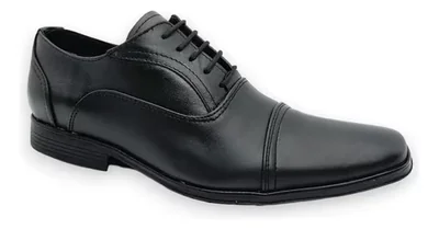 Zapato Elegante de Vestir R Cómodos 705 Negro de Piel de Borrego para Caballero