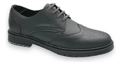 Zapato Bostoniano R Cómodos Mónaco Negro de Piel de Borrego Casual para Hombre