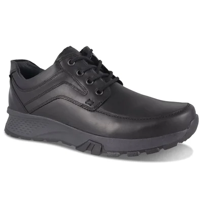 Zapato Casual Confort de Piel Rokino 3415 Negro para Hombre
