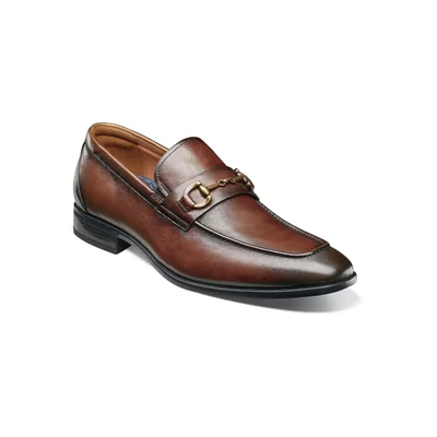 Mocasín Vestir Florsheim Zaffiro Moc Toe Cognac Piel Para Hombre