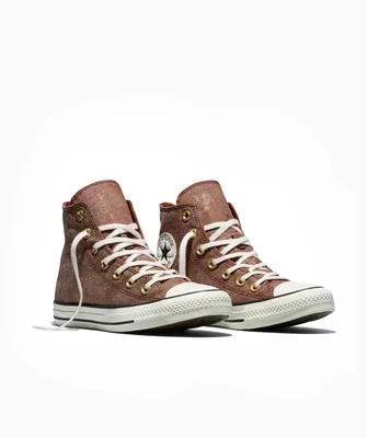 Tenis de Bota Cafés Chuck Taylor All Star para Mujer Poliéster