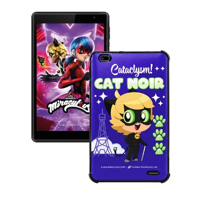 Miraculous Cat Noir Funda Protectora para Tablet de 8 Pulgadas Diseño Cat Noir