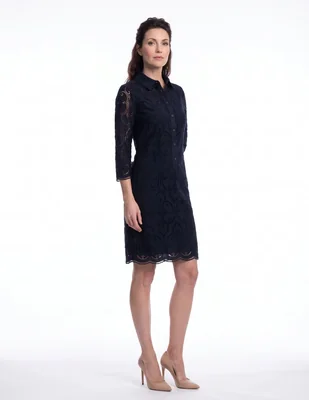 Vestido a la rodilla casual para mujer