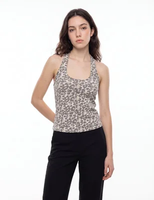 Blusa sin manga para mujer