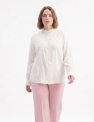 Blusa manga larga para mujer