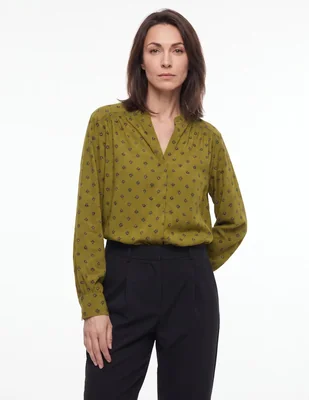Blusa manga larga para mujer