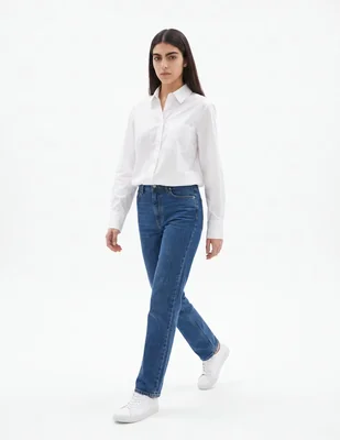 Blusa manga larga para mujer