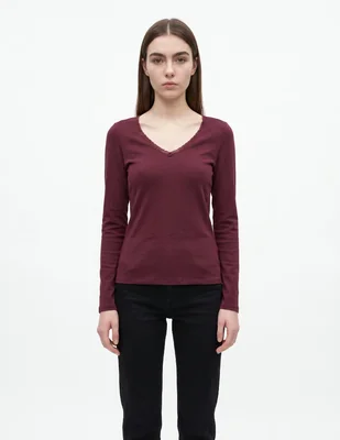 Blusa manga larga para mujer