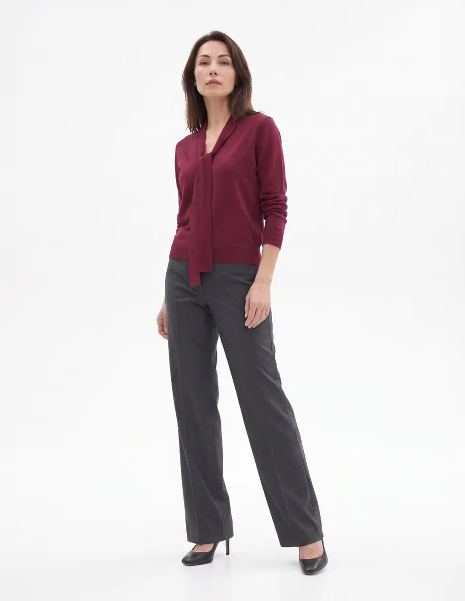 Suéter cuello V para mujer