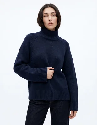 Suéter cuello alto para mujer
