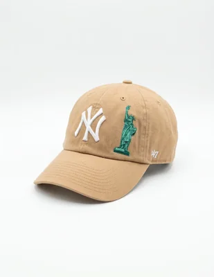 Gorra visera curva correa ajustable casual MLB New York Yankees unisex