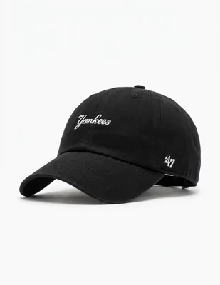 Gorra visera curva correa ajustable casual MLB New York Yankees para mujer