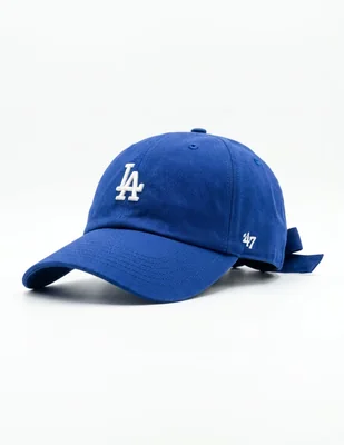 Gorra visera curva correa ajustable casual MLB Los Angeles Dodgers para mujer