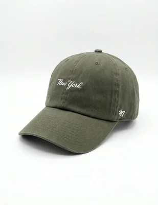 Gorra visera curva correa ajustable casual MLB New York Yankees para mujer