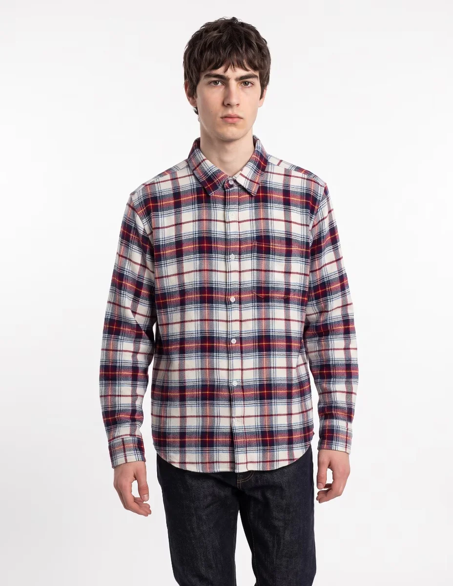Camisa casual manga larga para hombre
