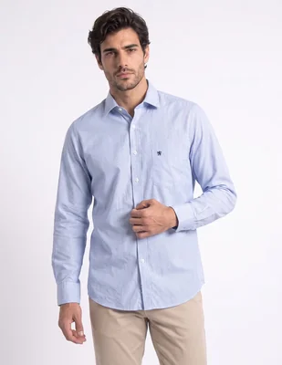 Camisa de vestir manga larga para hombre