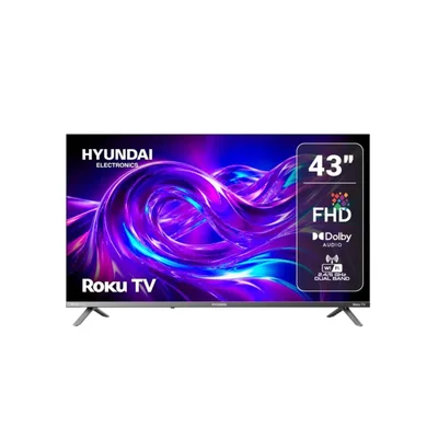 Pantalla 43 pulgadas Hyundai LED FHD HYLED4325RIM con Roku TV