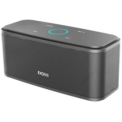 DOSS SoundBox - Altavoz Bluetooth inalámbrico táctil con sonido y grav