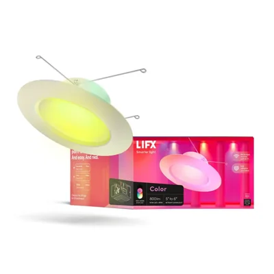 Downlight inteligente LIFX LXDL6CUS 5‑6" (13‑15 cm) 800 lm