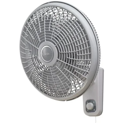 Ventilador de pared Lasko M16900 16 pulgadas 3 velocidades oscilante gris