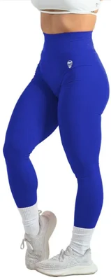 Leggings sin costuras Infinity de cintura alta Gymreapers Electric Blue