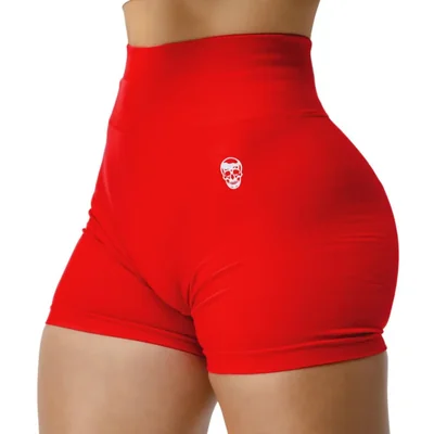 Shorts Gymreapers Infinity Cintura Alta Carolina Reaper