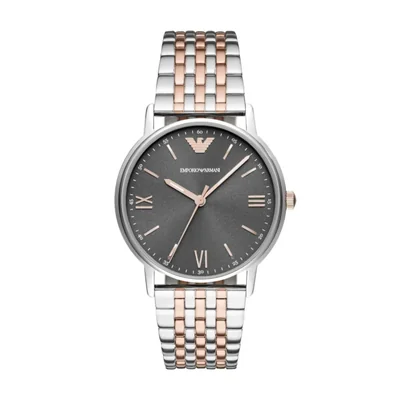Reloj Emporio Armani AR11121 Plata y Oro Rosa