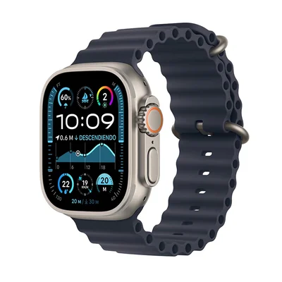 Apple Watch MX4D3LZ/A Ultra 2 GPS+Cell 49mm Titanio Natural Ocean Azul