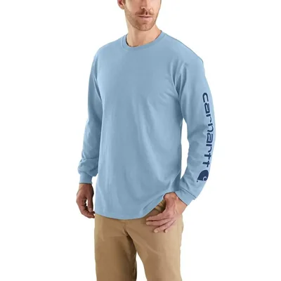 Camiseta Carhartt Dearborn LS Azul Alpino XL Alta