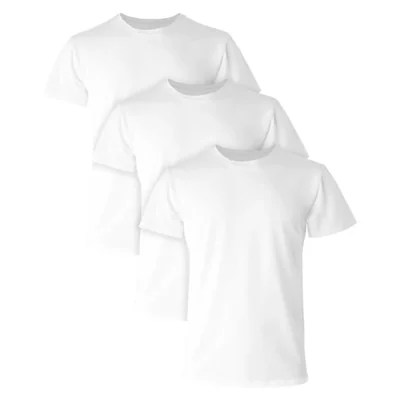 Camiseta Hanes Ultimate 4‑Pack Algodón‑Elástico