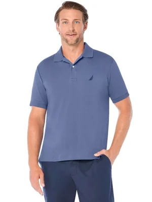 Camisa Polo Nautica XL Azul Índigo de Algodón