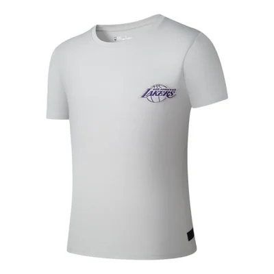 Playera fanatics hombre nba los angeles lakers gris basketball
