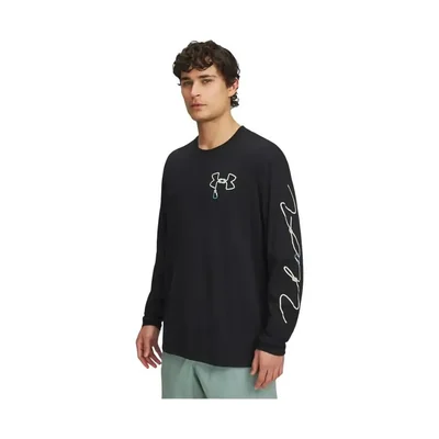 Playera under armour hombre m outdoor graphic negro 1390228001