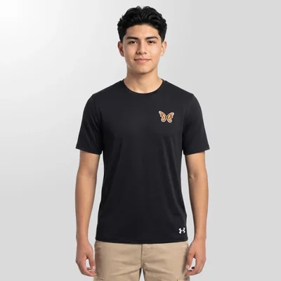 Playera under armour hombre ua dotd m run tee negro 6013077001