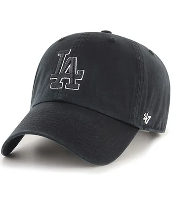 Gorra 47 Brand Dodgers negro con contorno blanco talla única