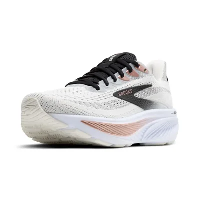 Zapatilla de running Brooks Ghost 17 para mujer blanca negra y rosa