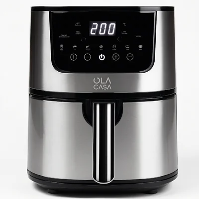 Freidora de Aire Ola Casa 7L con panel digital y Programas Automáticos
