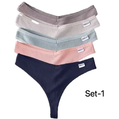 Set de Tangas para Mujer 5 Piezas