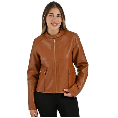 Chamarra Imitación Piel Tipo Biker Nine West para Mujer