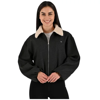 Chamarra con Cuello de Borrega Lee para Mujer