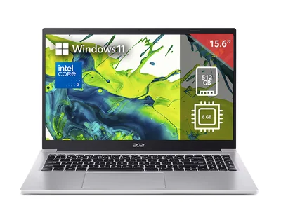 Laptop Acer Aspire Lite 15 15.6 Pulgadas Windows 11 Intel Core i3 8 GB RAM 512 GB SSD Gris