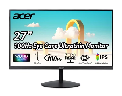 Monitor Acer Sb272u Ebiip 27 Wqhd 2560 X 1440 100 Hz 1 Ms - Venta Internacional.