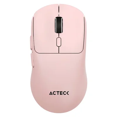 Mouse Acteck Instinct Click Mi484 Inalámbrico Usb 2.4 Ghz + Bt 3200dpi 5 Botones Distancia Hasta 10m Rosa Ac-945677