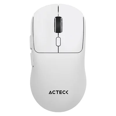Mouse Acteck Instinct Click Mi484 Inalámbrico Usb 2.4 Ghz + Bt 3200dpi 5 Botones Distancia Hasta 10m Blanco Ac-945653