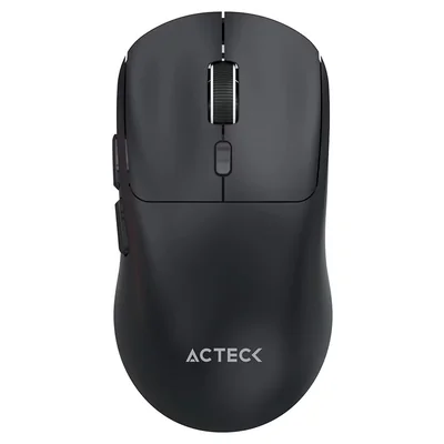 Mouse Acteck Instinct Click Mi484 Inalámbrico Usb 2.4 Ghz + Bt 3200dpi 5 Botones Distancia Hasta 10m Negro Ac-945646