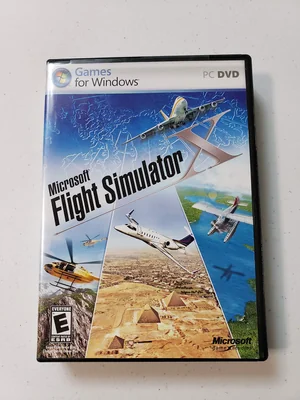 Simulador De Vuelo Microsoft Flight X Deluxe Para Pc En Dvd - Venta Internacional.