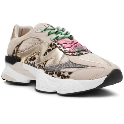 Tenis Chunky Steve Madden Speeder Sand Multi Café para Mujer