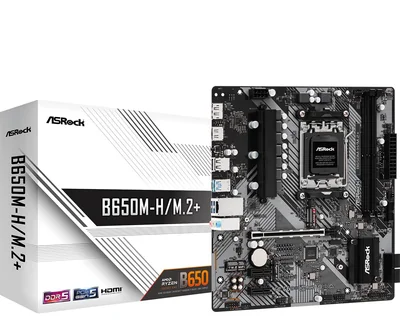 Placa Madre Asrock B650m-h/m2+ Micro Atx Ddr5 96 Gb Am5 - Venta Internacional.
