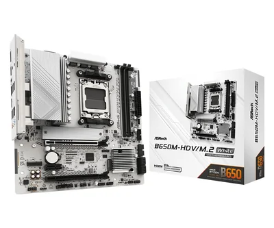 Placa Base Asrock B650m-hdv M.2 Blanca Micro-atx Am5 Ddr5 - Venta Internacional.