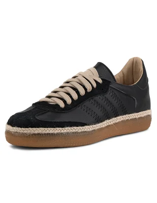 Tenis Estilo Samba Kenya Negro-Liga Hamilton Para Dama